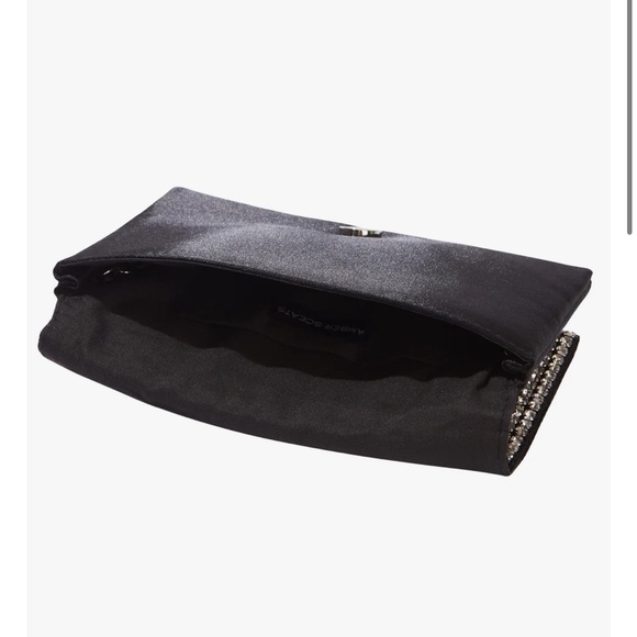 Amber Sceats The Stella Crystal Bag with chain and satin back New - Picture 3 of 12